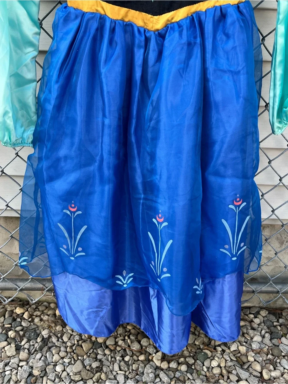 DISNEY STORE FROZEN ANNA Costume - Girls Size 9/10 Halloween Dress Up Princess - Picture 5 of 9